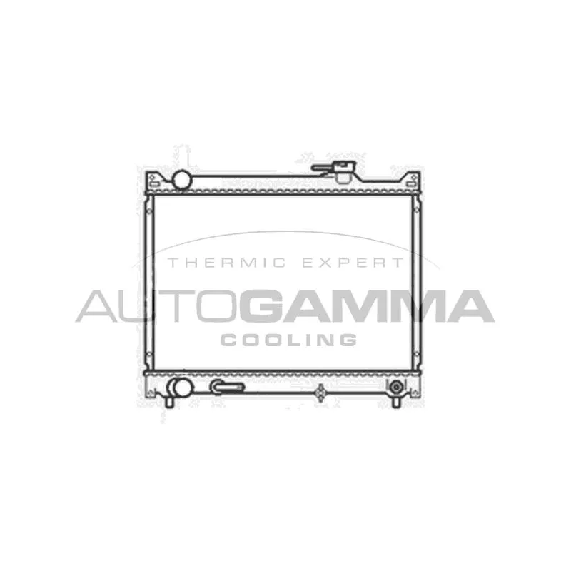 Radiateur, refroidissement du moteur AUTOGAMMA 104161