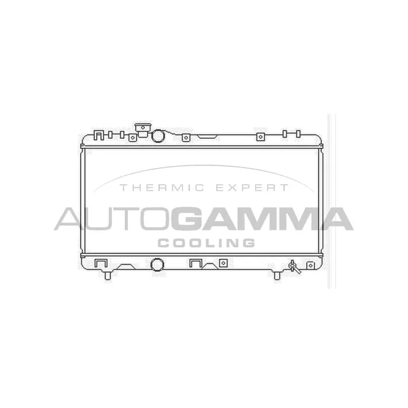 Radiateur, refroidissement du moteur AUTOGAMMA 104162