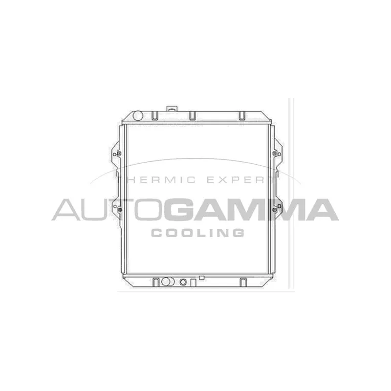 Radiateur, refroidissement du moteur AUTOGAMMA 104163