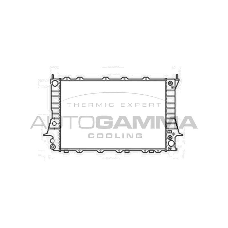 Radiateur, refroidissement du moteur AUTOGAMMA 104166