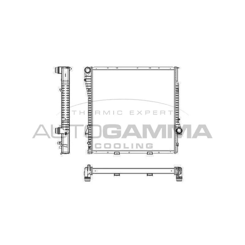 Radiateur, refroidissement du moteur AUTOGAMMA 104167
