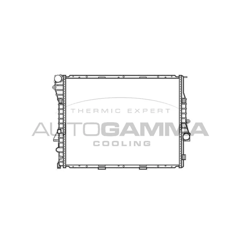 Radiateur, refroidissement du moteur AUTOGAMMA 104168
