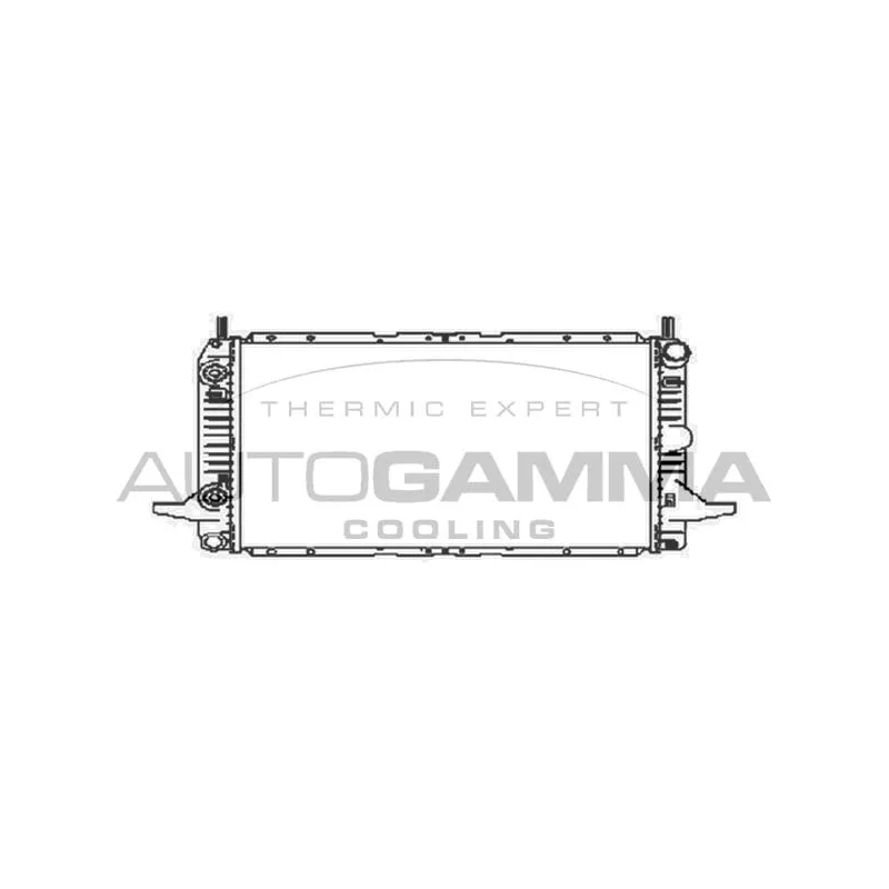 Radiateur, refroidissement du moteur AUTOGAMMA 104169