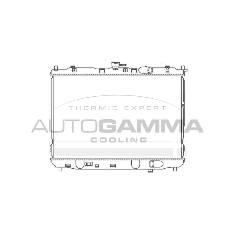 Radiateur, refroidissement du moteur AUTOGAMMA 104173