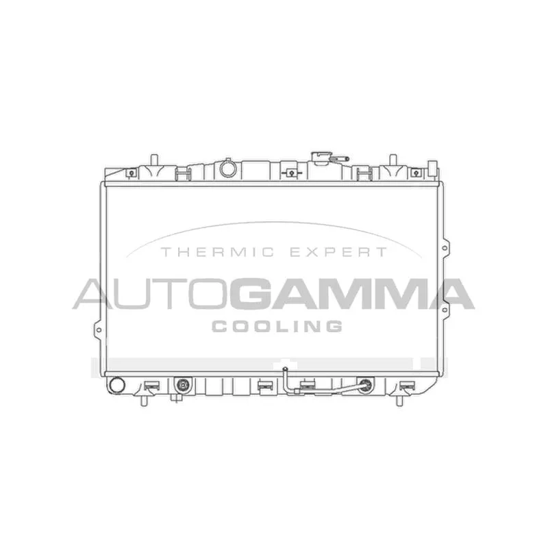 Radiateur, refroidissement du moteur AUTOGAMMA 104174