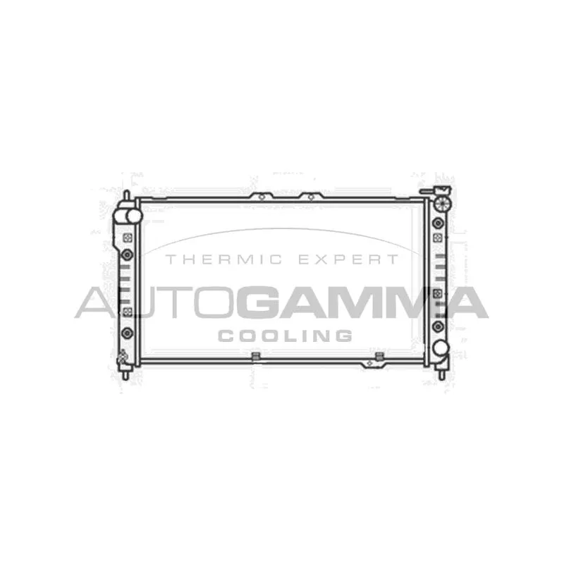 Radiateur, refroidissement du moteur AUTOGAMMA 104176