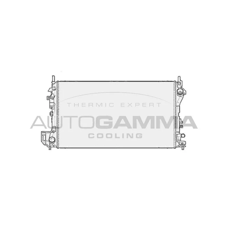 Radiateur, refroidissement du moteur AUTOGAMMA 104184