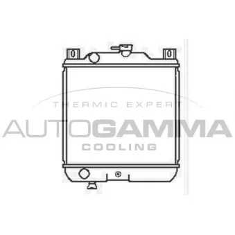 Radiateur, refroidissement du moteur AUTOGAMMA 104188