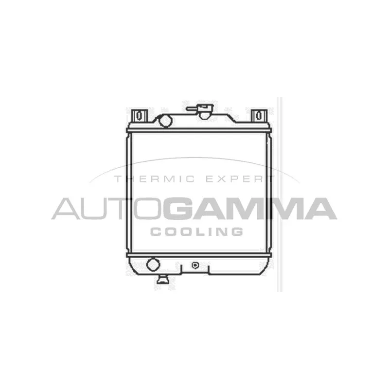 Radiateur, refroidissement du moteur AUTOGAMMA 104188