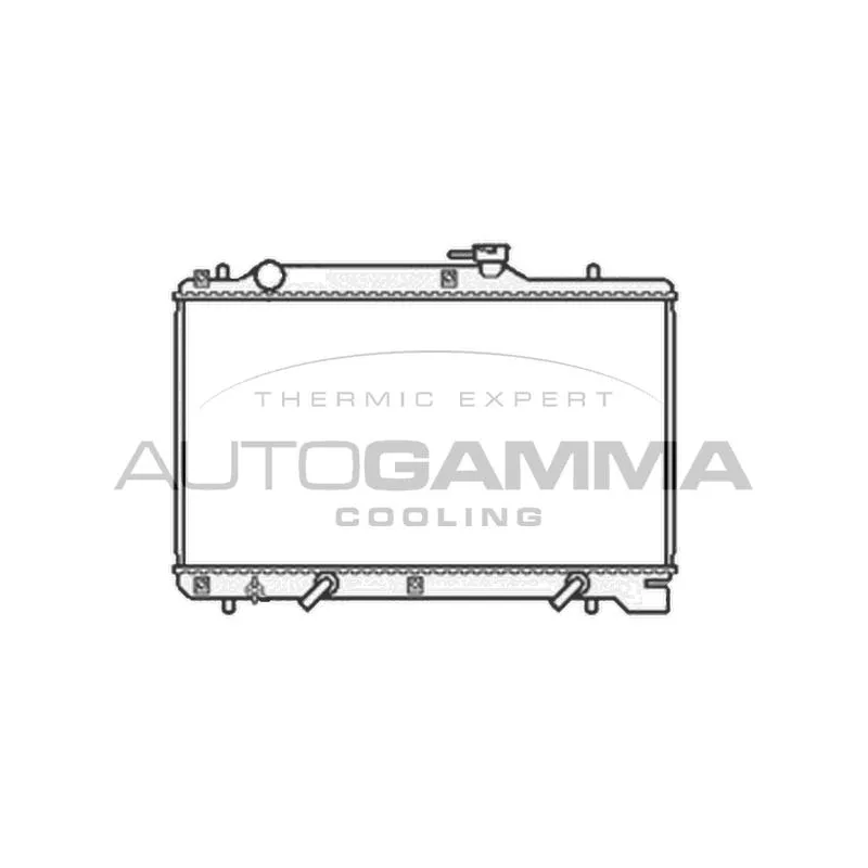 Radiateur, refroidissement du moteur AUTOGAMMA 104189