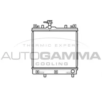 Radiateur, refroidissement du moteur AUTOGAMMA 104190