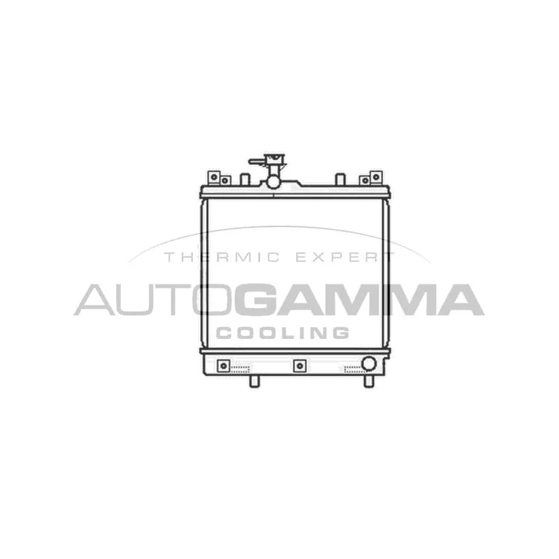 Radiateur, refroidissement du moteur AUTOGAMMA 104190