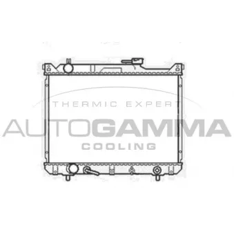 Radiateur, refroidissement du moteur AUTOGAMMA 104191