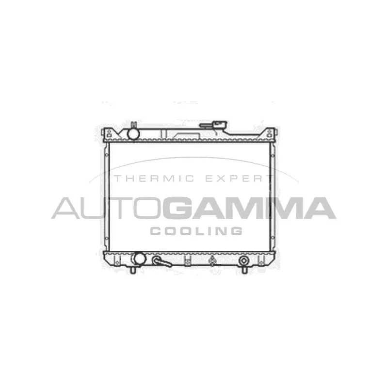 Radiateur, refroidissement du moteur AUTOGAMMA 104191