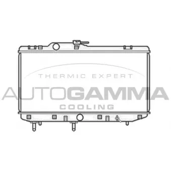 Radiateur, refroidissement du moteur AUTOGAMMA 104192