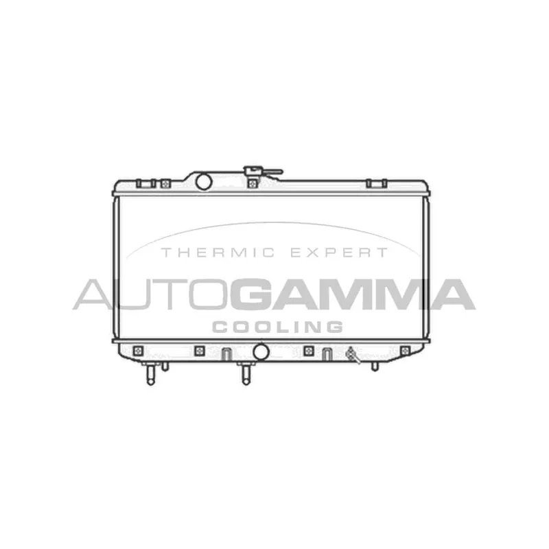 Radiateur, refroidissement du moteur AUTOGAMMA 104192