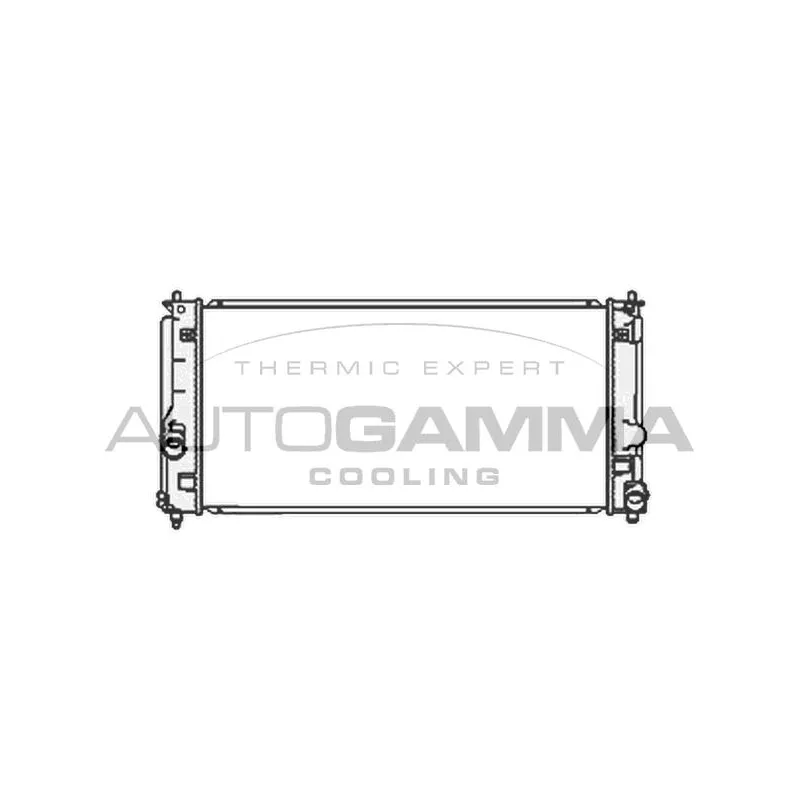 Radiateur, refroidissement du moteur AUTOGAMMA 104193