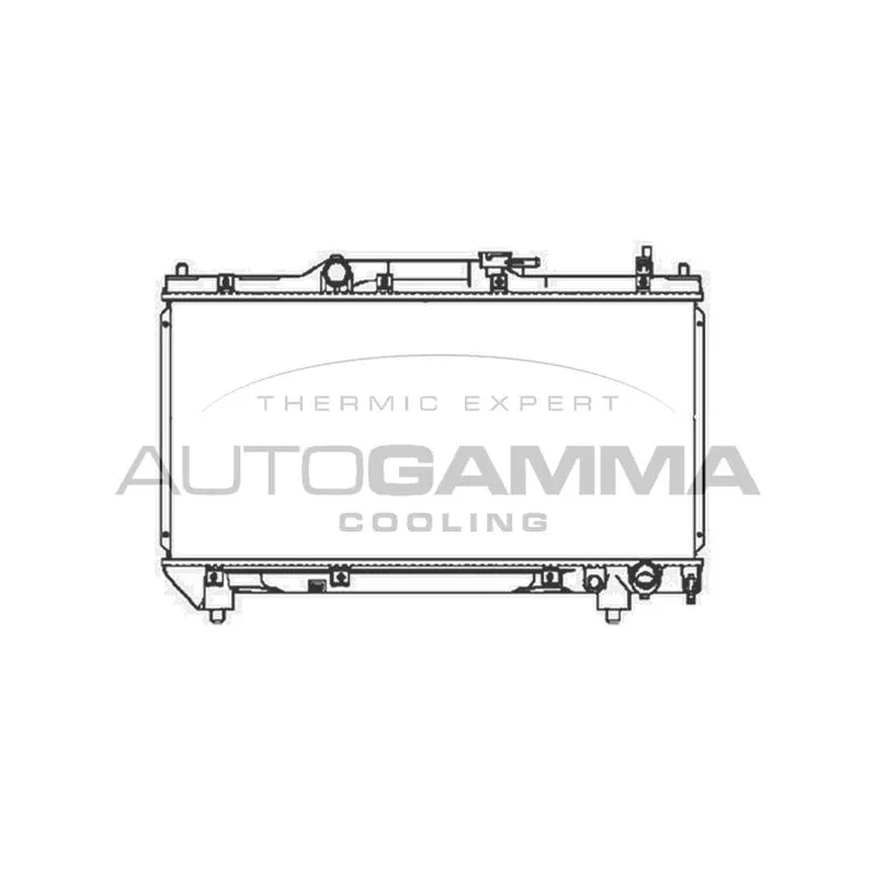 Radiateur, refroidissement du moteur AUTOGAMMA 104194