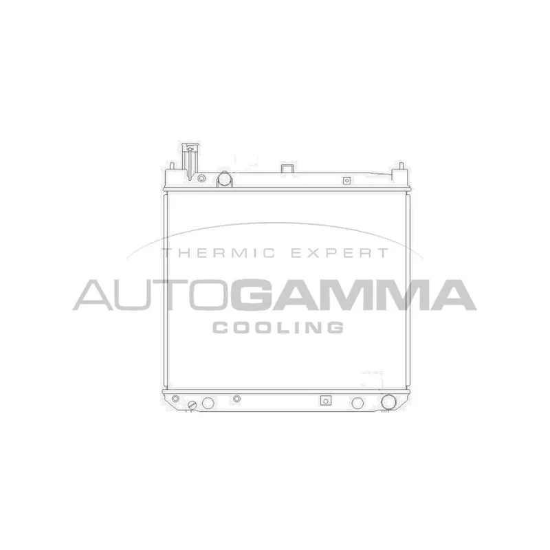 Radiateur, refroidissement du moteur AUTOGAMMA 104195