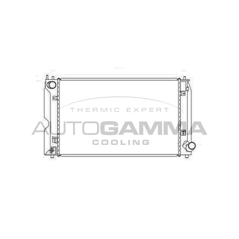 Radiateur, refroidissement du moteur AUTOGAMMA 104196