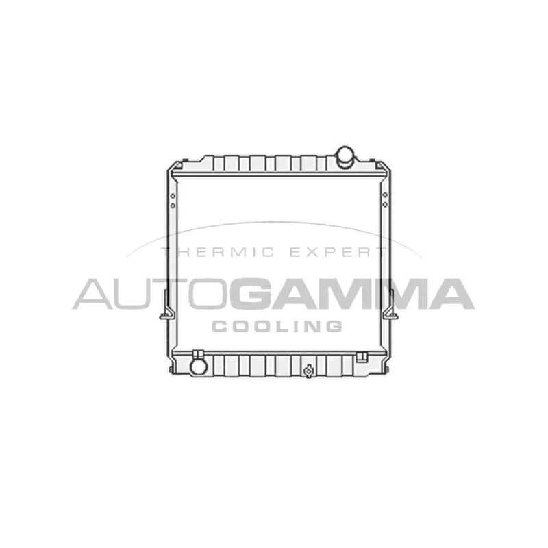 Radiateur, refroidissement du moteur AUTOGAMMA 104198