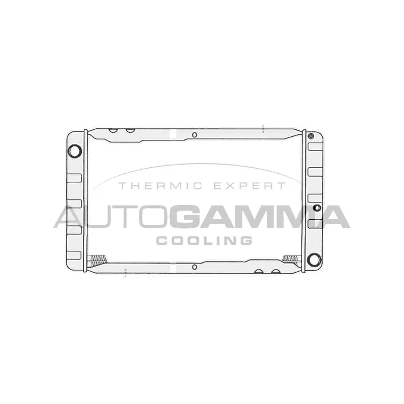 Radiateur, refroidissement du moteur AUTOGAMMA 104199