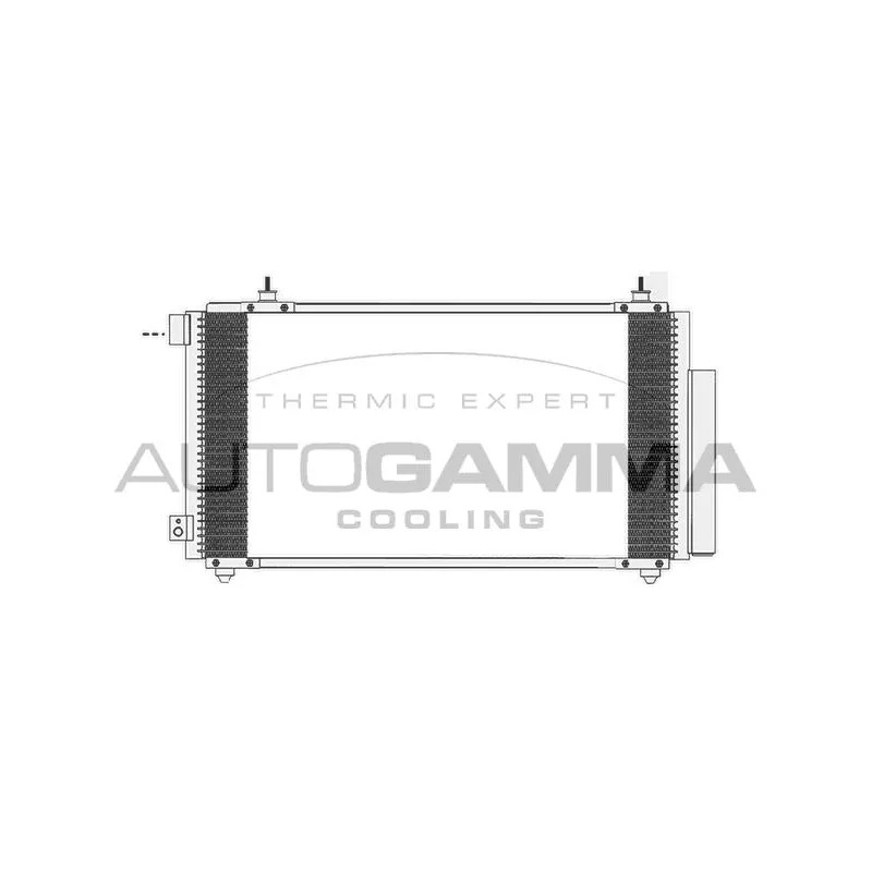 Condenseur, climatisation AUTOGAMMA 104201