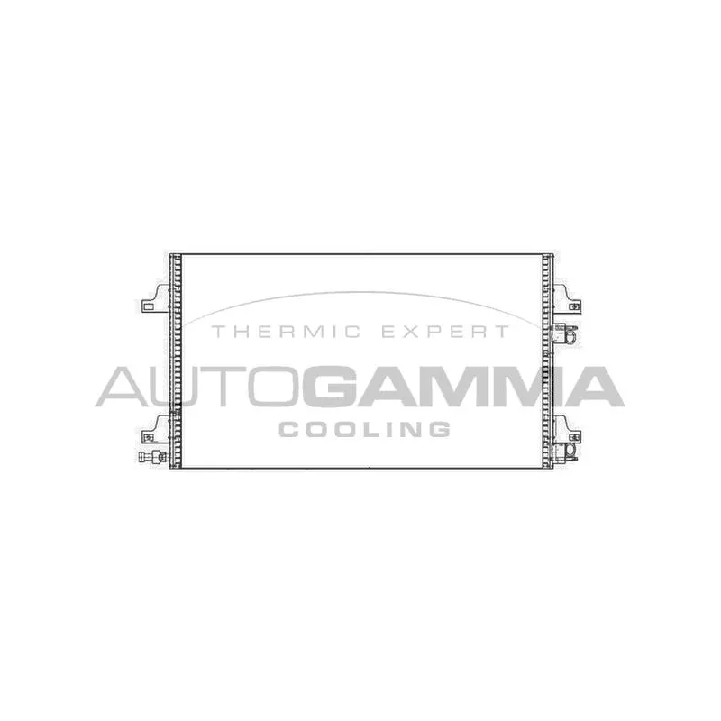 Condenseur, climatisation AUTOGAMMA 104205