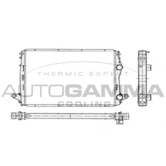 Radiateur, refroidissement du moteur AUTOGAMMA 104213
