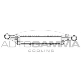 Intercooler, échangeur AUTOGAMMA 104217