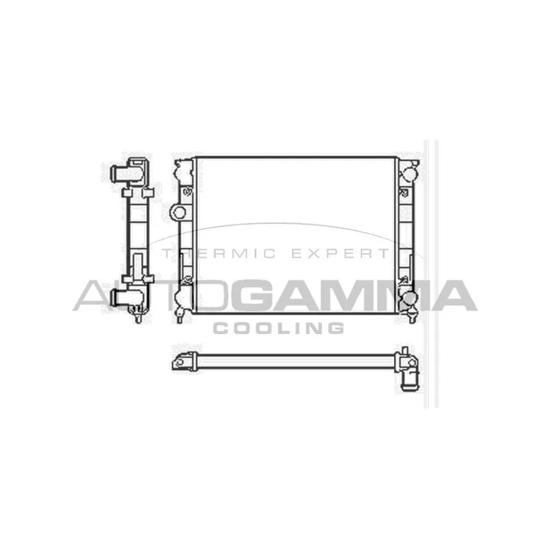 Radiateur, refroidissement du moteur AUTOGAMMA 104222