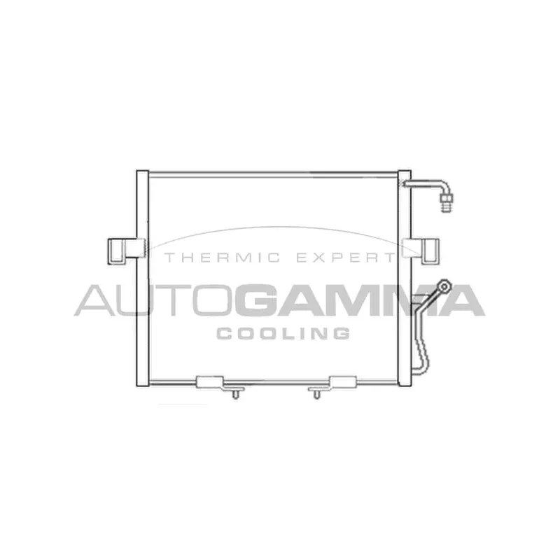 Condenseur, climatisation AUTOGAMMA 104224