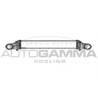 Intercooler, échangeur AUTOGAMMA 104228