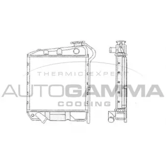Radiateur, refroidissement du moteur AUTOGAMMA