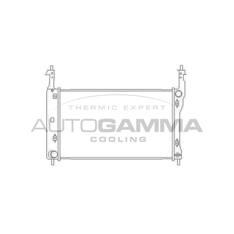 Radiateur, refroidissement du moteur AUTOGAMMA 104251