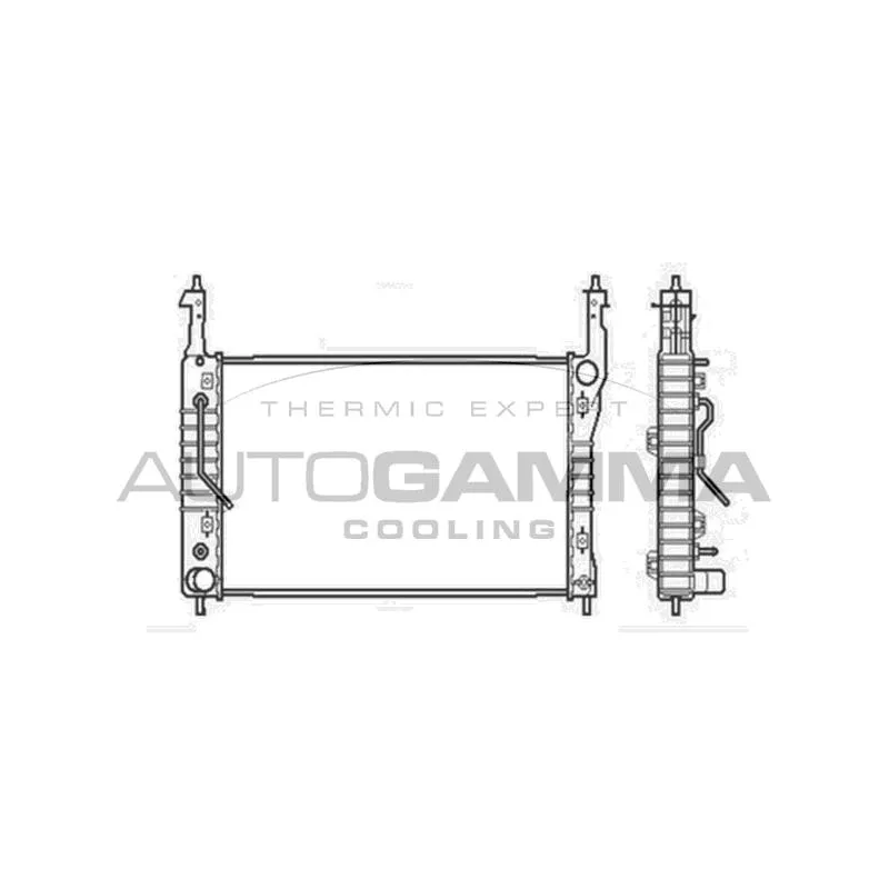 Radiateur, refroidissement du moteur AUTOGAMMA 104252