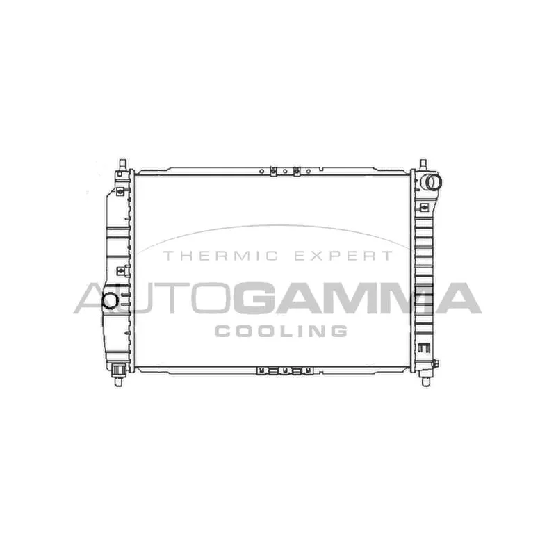 Radiateur, refroidissement du moteur AUTOGAMMA 104256