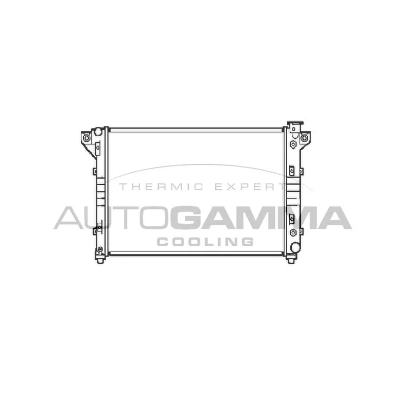 Radiateur, refroidissement du moteur AUTOGAMMA 104259