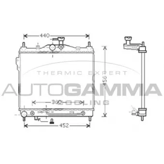 Radiateur, refroidissement du moteur AUTOGAMMA