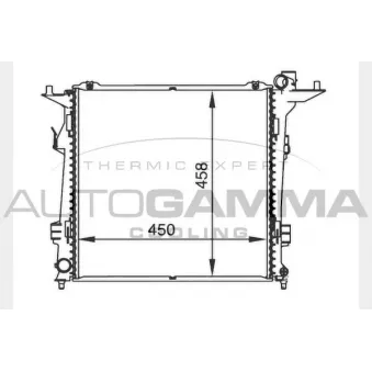 Radiateur, refroidissement du moteur AUTOGAMMA