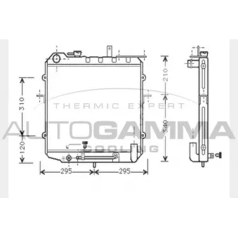 Radiateur, refroidissement du moteur AUTOGAMMA