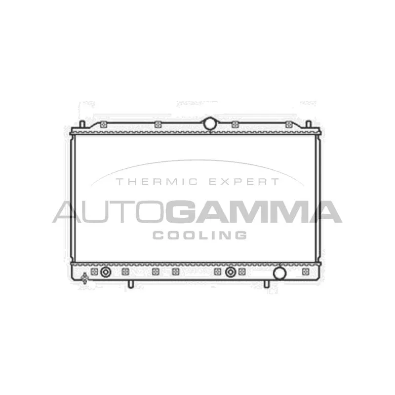 Radiateur, refroidissement du moteur AUTOGAMMA 104291