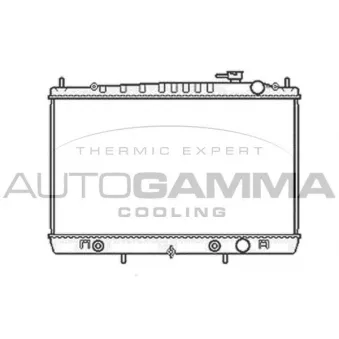 Radiateur, refroidissement du moteur AUTOGAMMA 104296