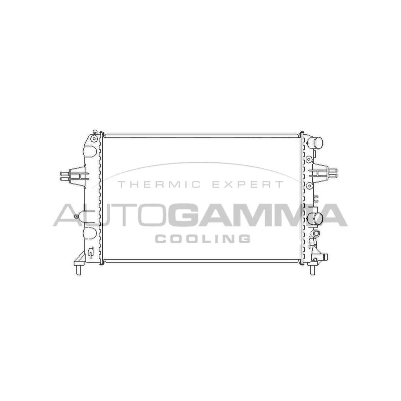 Radiateur, refroidissement du moteur AUTOGAMMA 104299