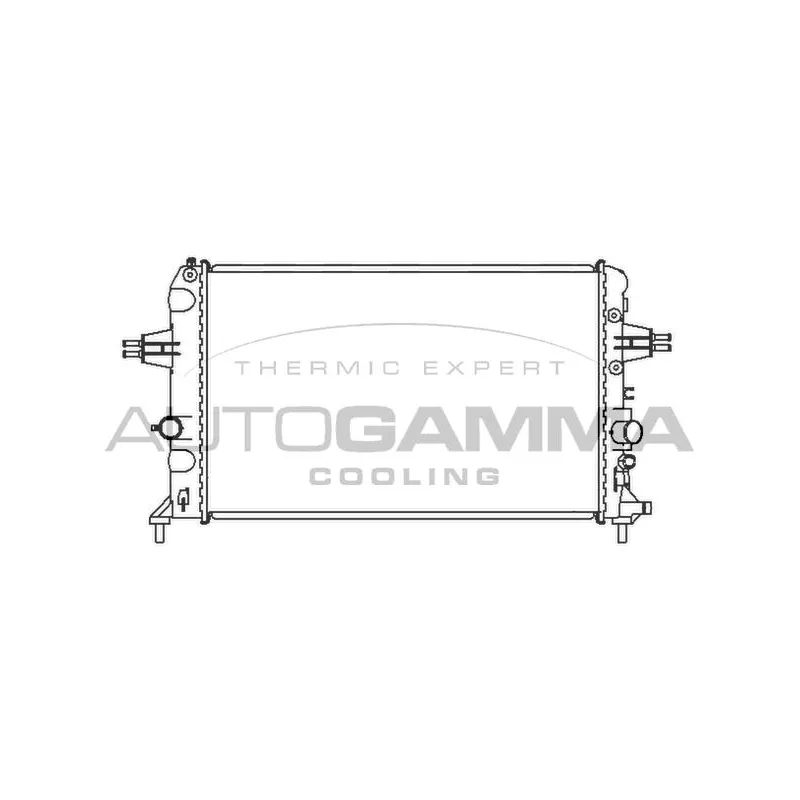 Radiateur, refroidissement du moteur AUTOGAMMA 104300
