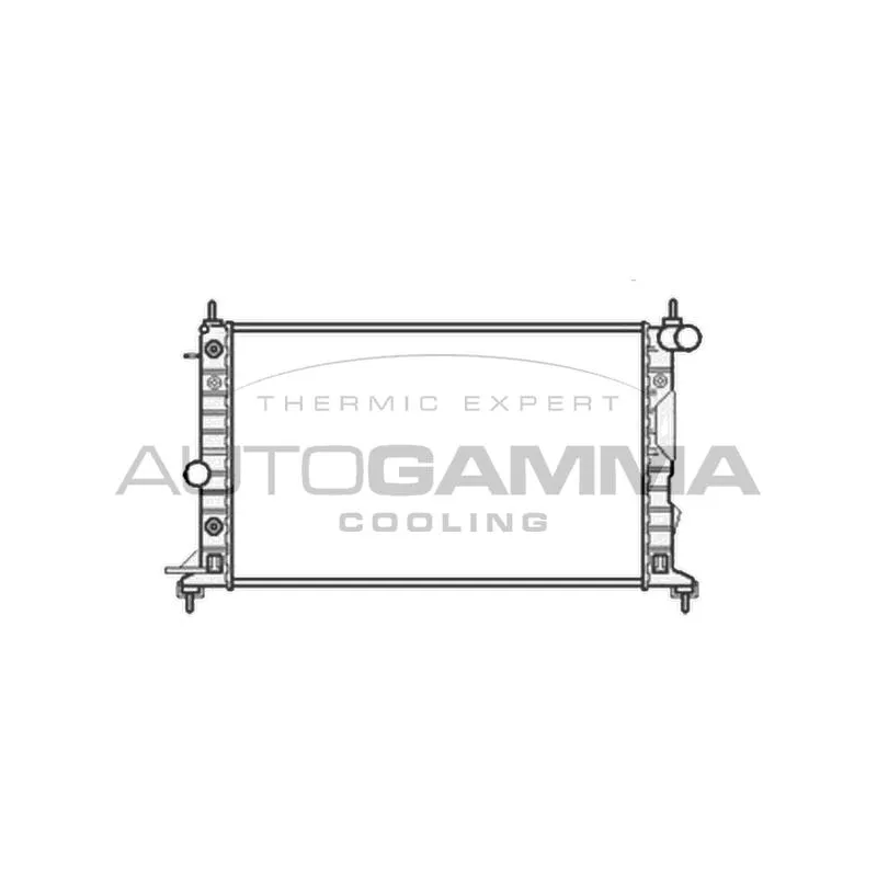 Radiateur, refroidissement du moteur AUTOGAMMA 104316