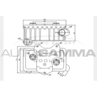 Radiateur d'huile AUTOGAMMA 104331