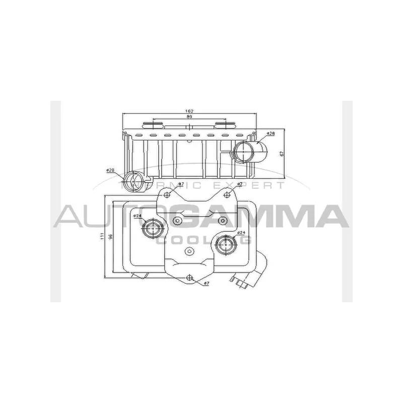 Radiateur d'huile AUTOGAMMA 104331