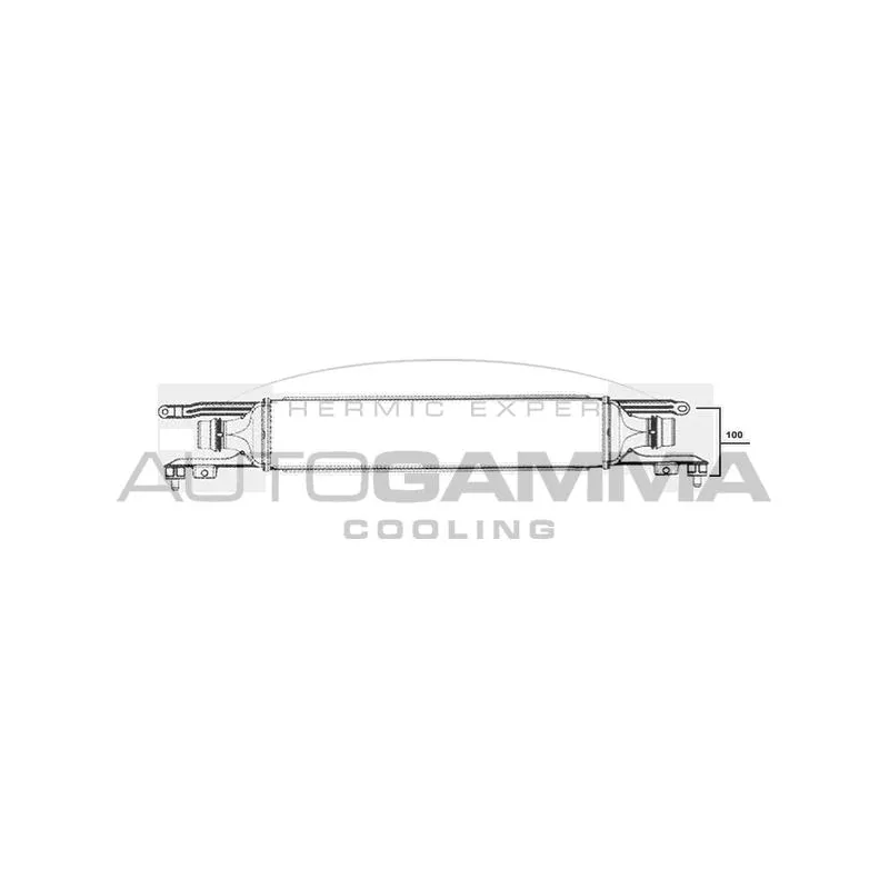 Intercooler, échangeur AUTOGAMMA 104411