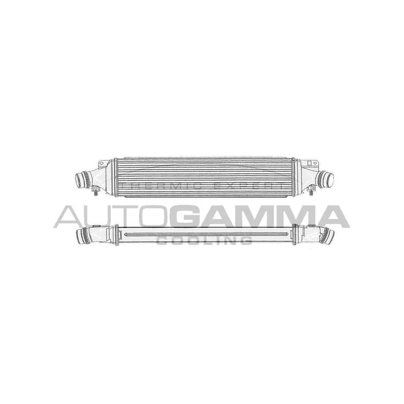 Intercooler, échangeur AUTOGAMMA 104412